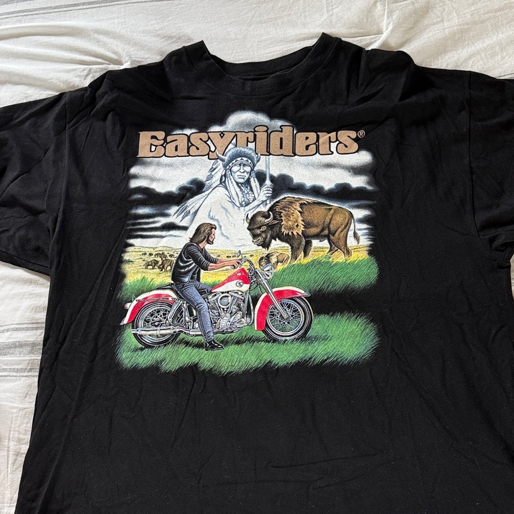 Easyriders Black Graphic T-Shirt Vintage